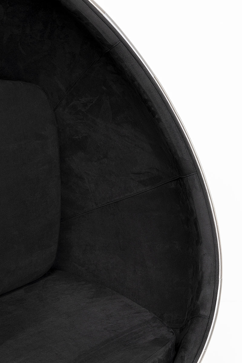Eye Ball Graphit Swivel Armchair