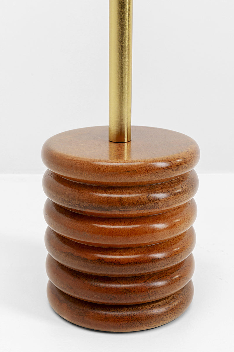 Fredo Brown/Gold Side Table