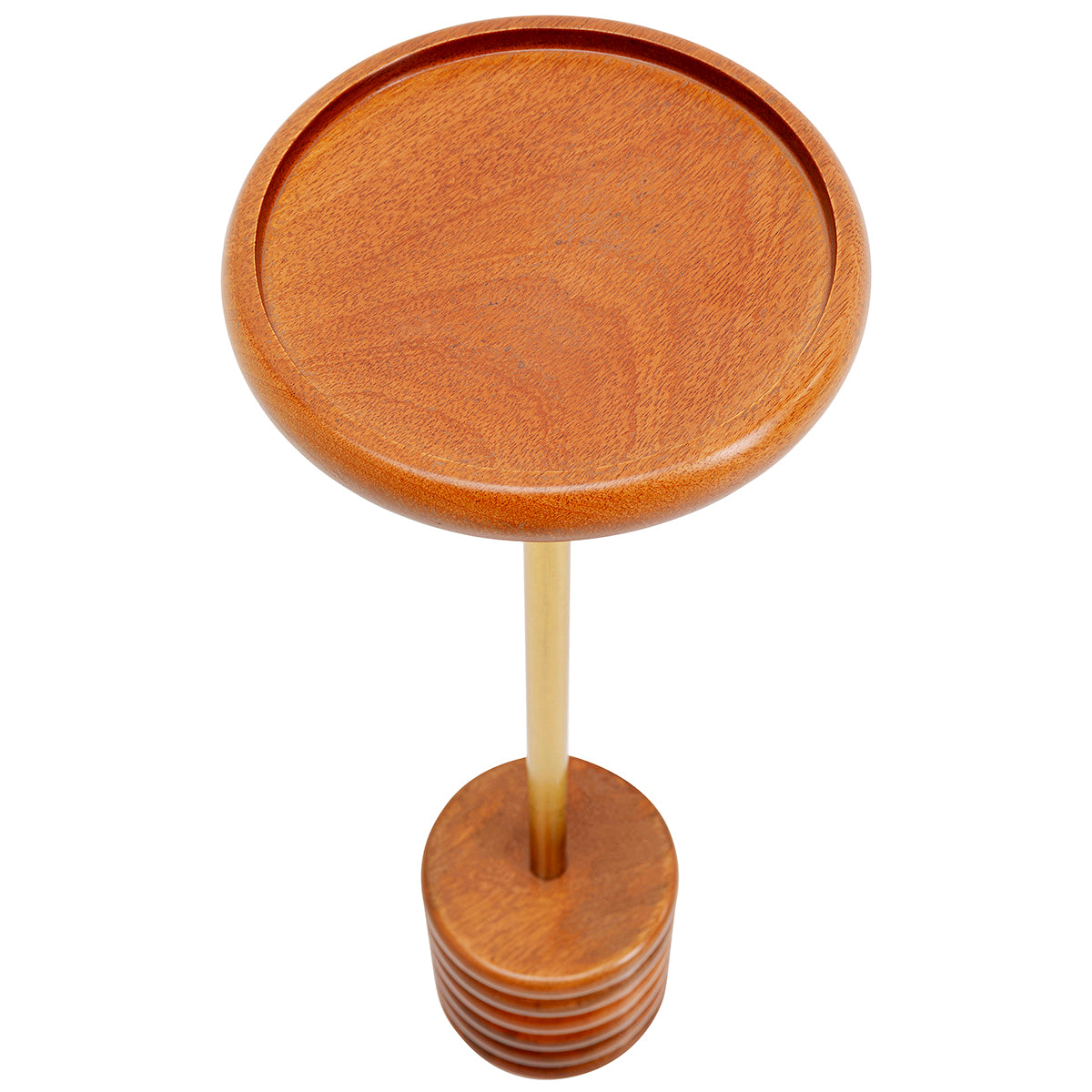 Fredo Brown/Gold Side Table