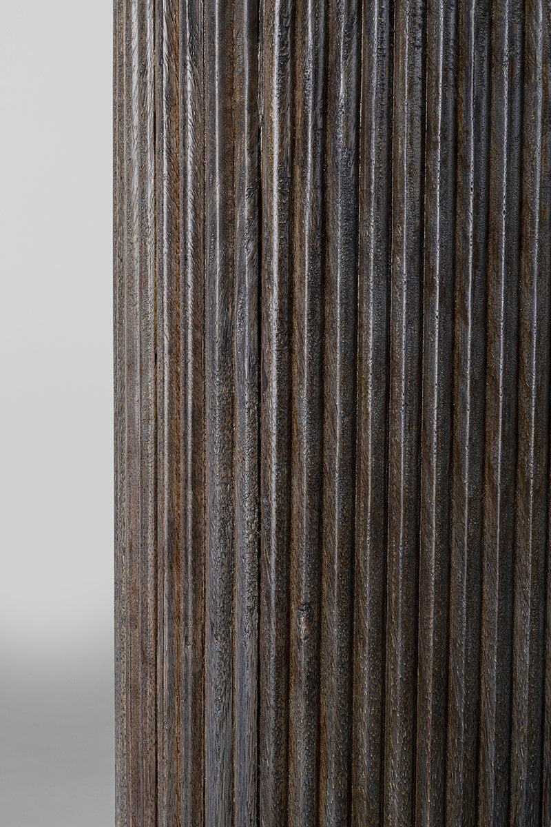 Glenn Mango Wood/Marble Bar Cabinet