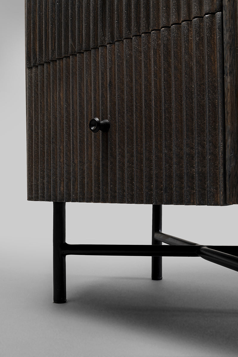 Glenn Mango Wood/Marble Small Dresser