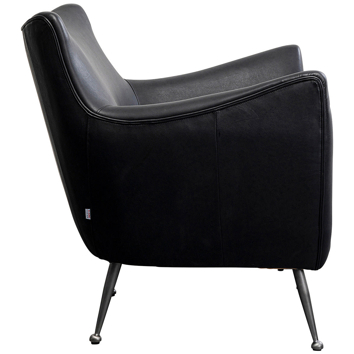 Goldfinger Smart Black Leather Armchair