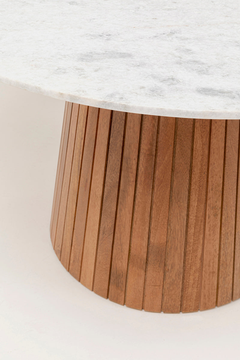 Grace Mango Wood/Marble Dining Table
