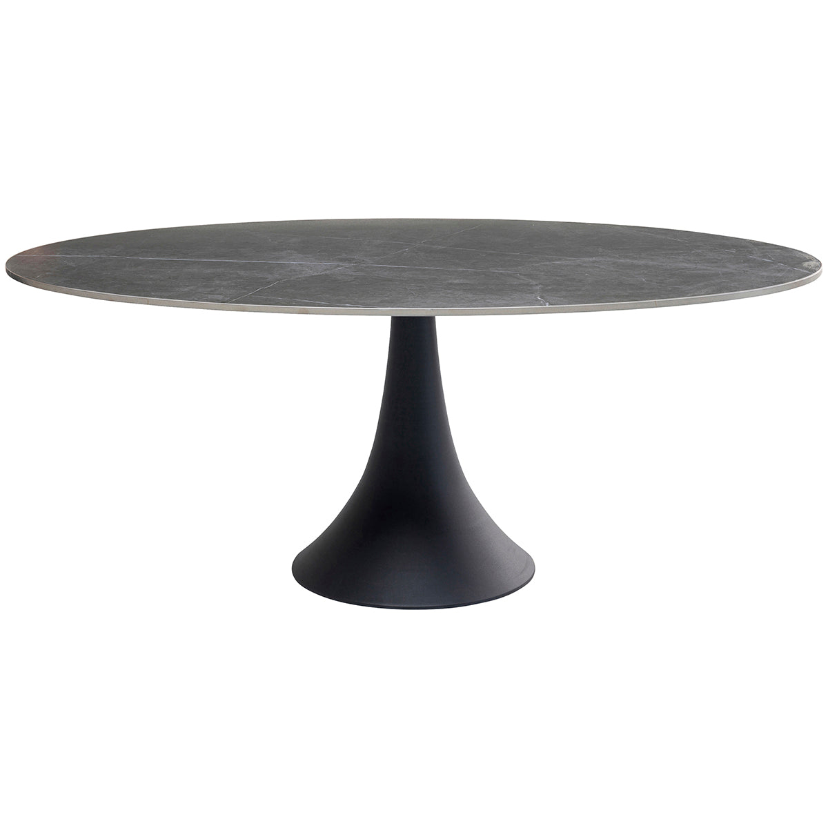 Grande Possibilita Black Oval Table