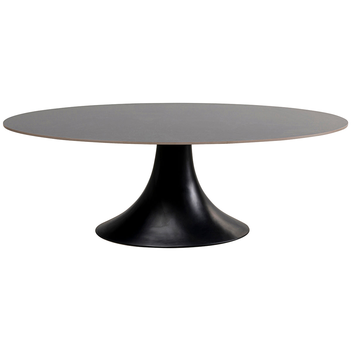 Grande Possibilita Black Oval Table