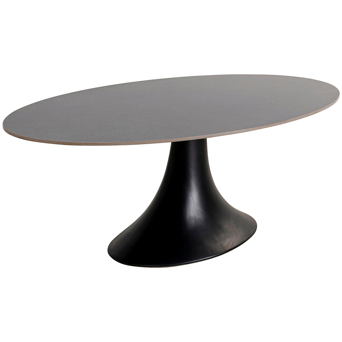 Grande Possibilita Black Oval Table