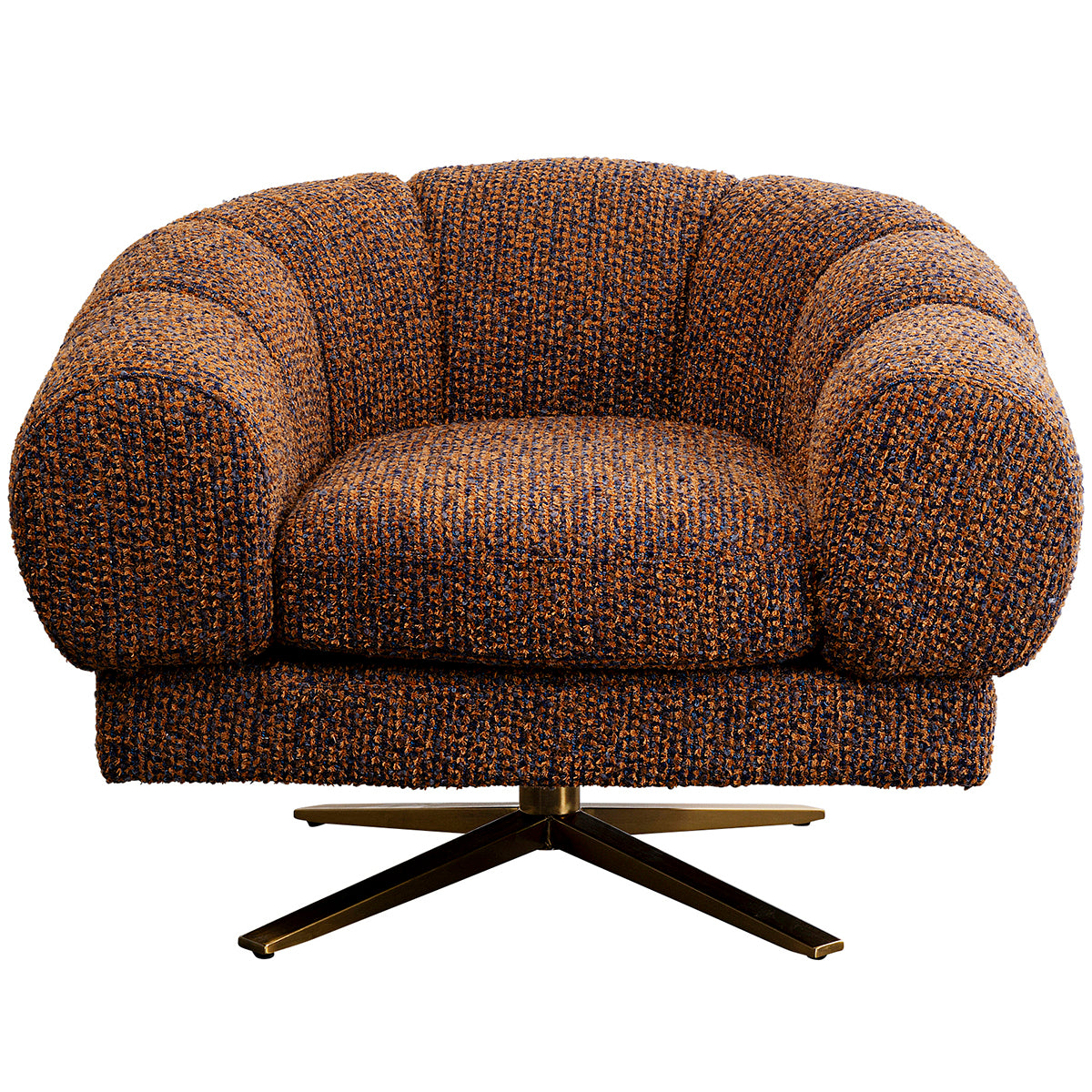 Janno Boucle Swivel Armchair