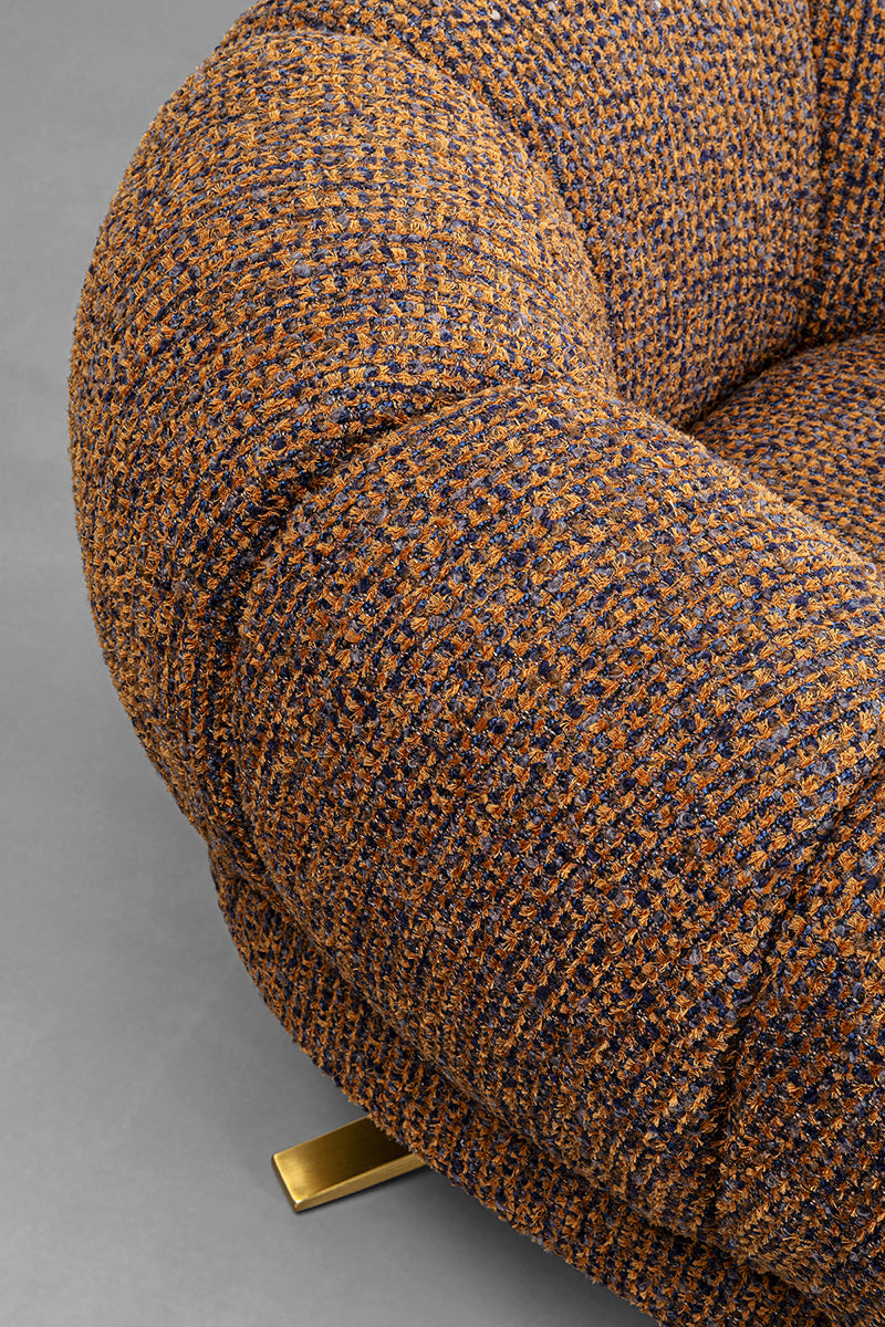 Janno Boucle Swivel Armchair