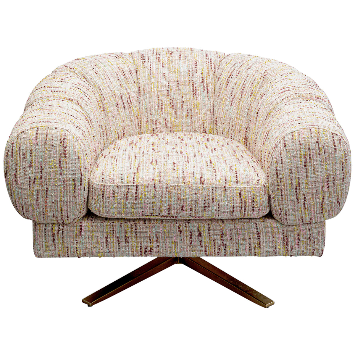 Janno Boucle Swivel Armchair
