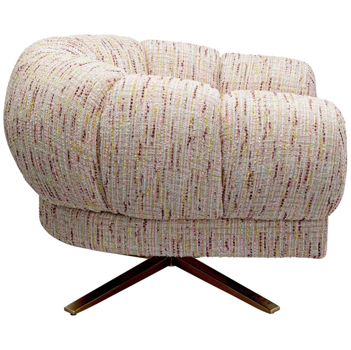 Janno Boucle Swivel Armchair