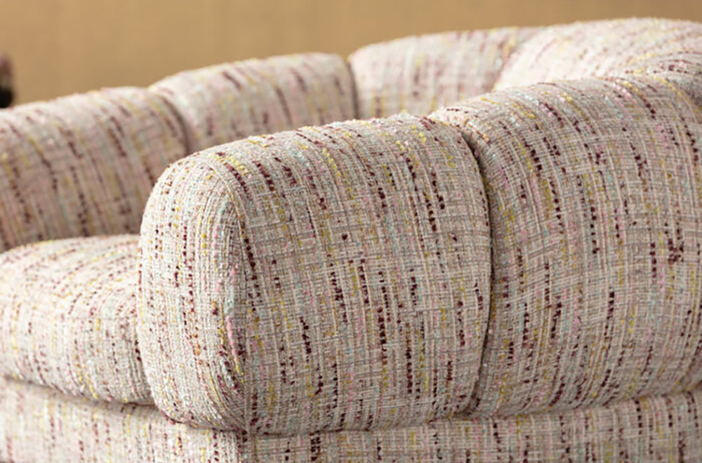 Janno Boucle Swivel Armchair