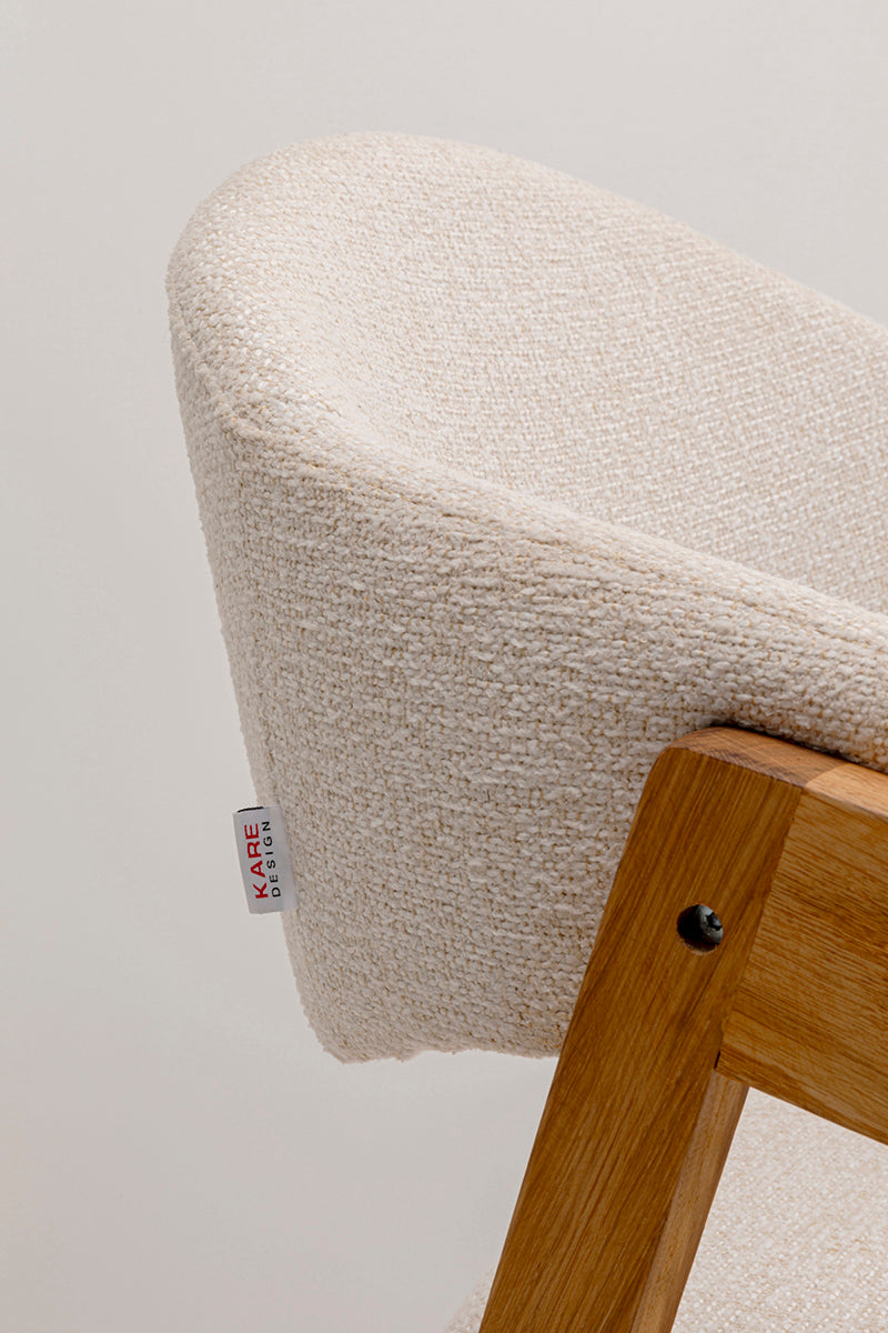 Julius Boucle Chair with Armrest