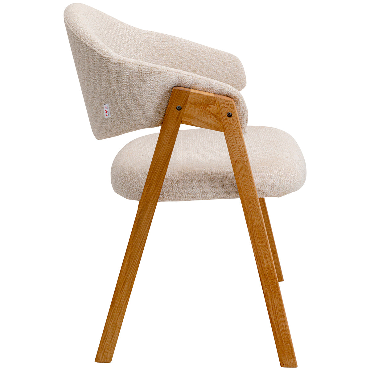 Julius Boucle Chair with Armrest