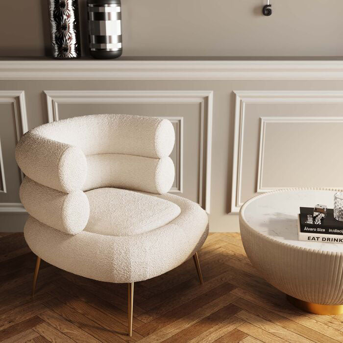 Livelli Boucle Cocktail Armchair - WOO .Design