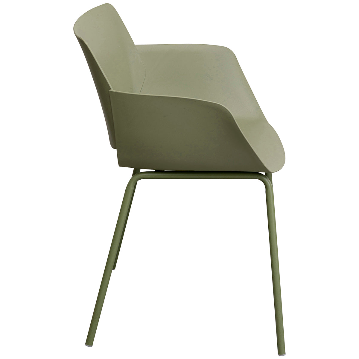 Madeira Green Chair with Armrest