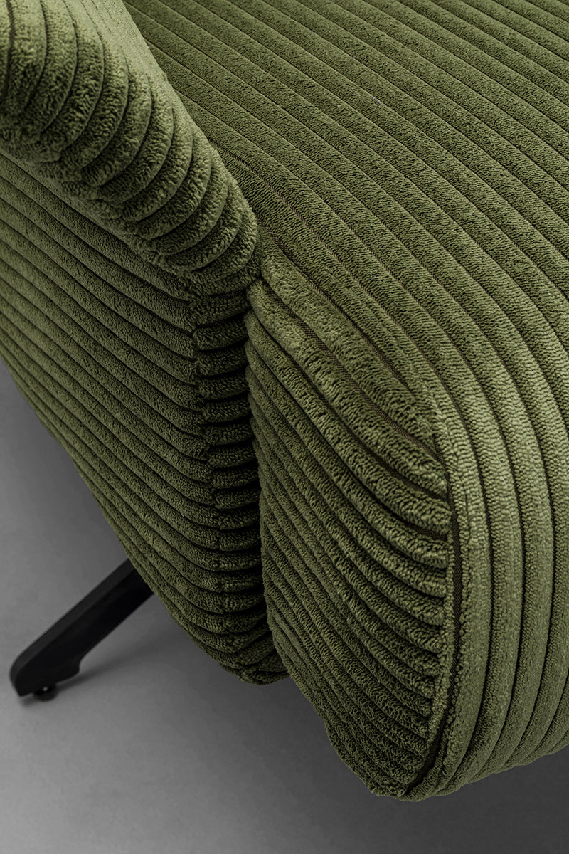 Milo Corduroy Swivel Armchair