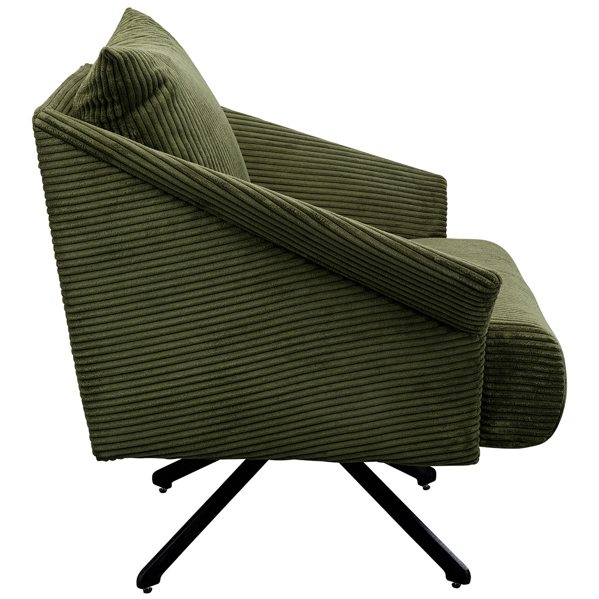 Milo Corduroy Swivel Armchair