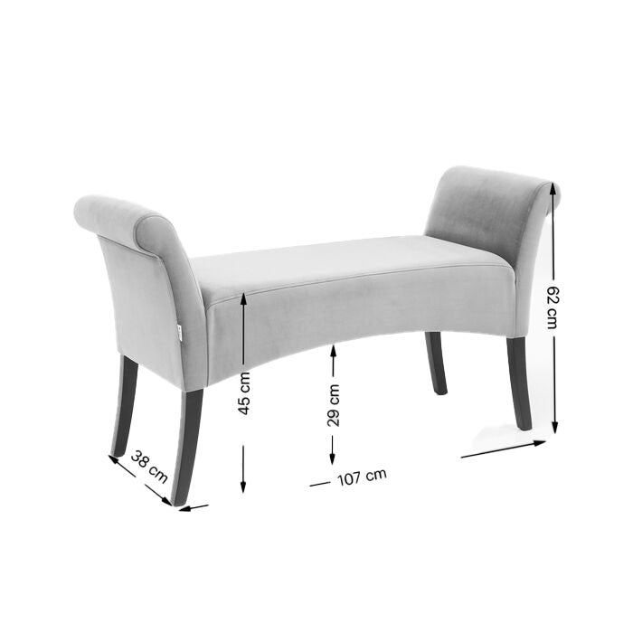 Motley Velvet Bench - WOO .Design