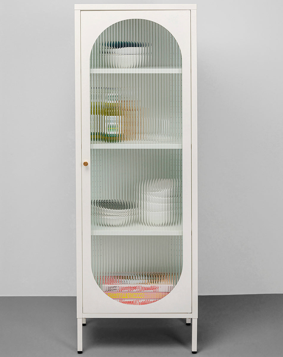 Naxos White Display Cabinet