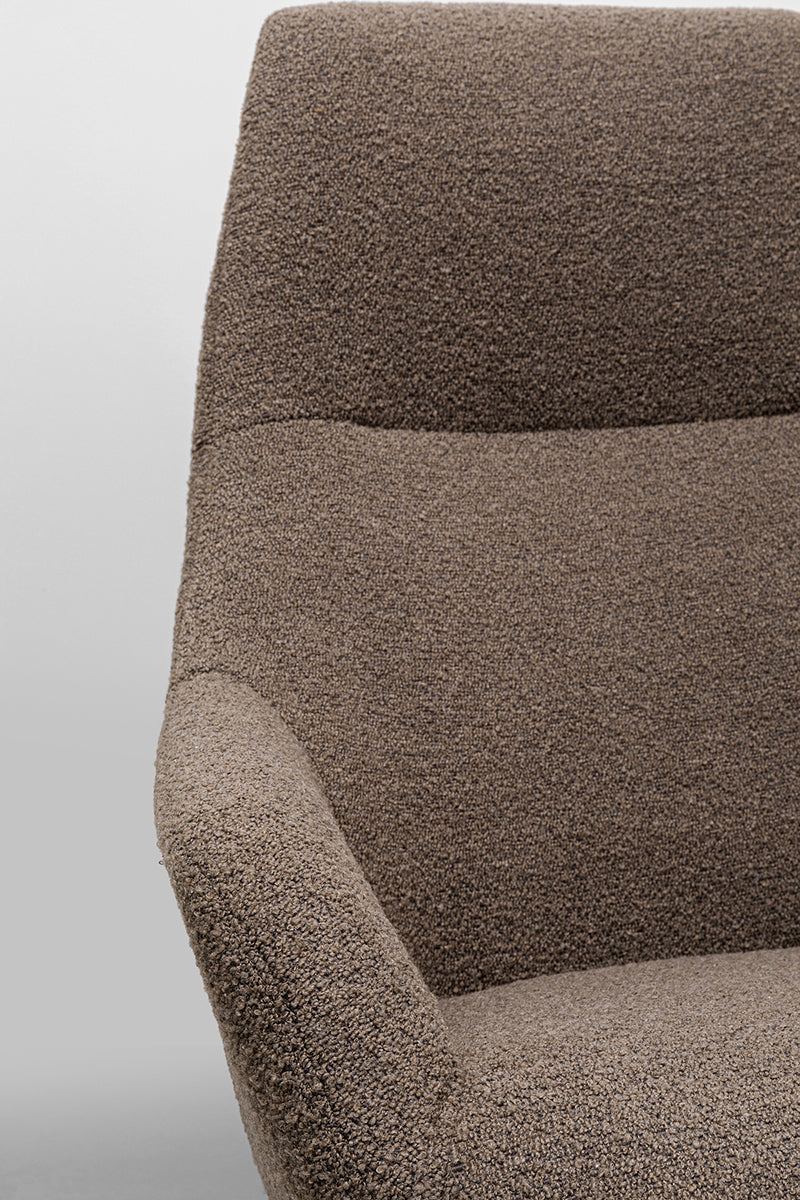 Nimi Boucle Swivel Armchair