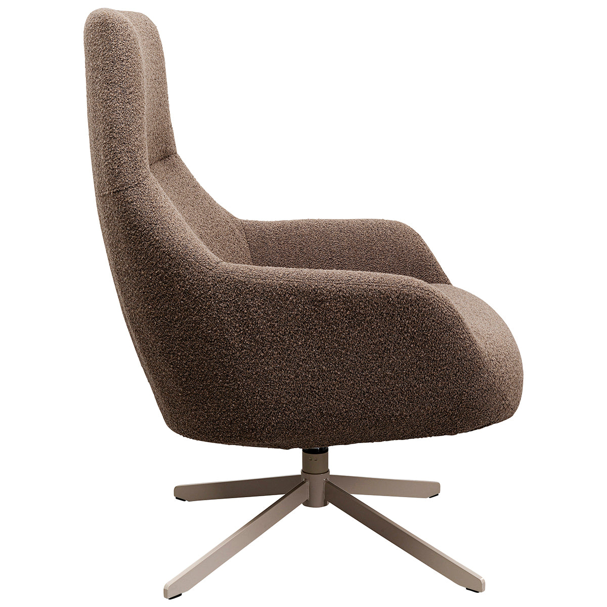 Nimi Boucle Swivel Armchair