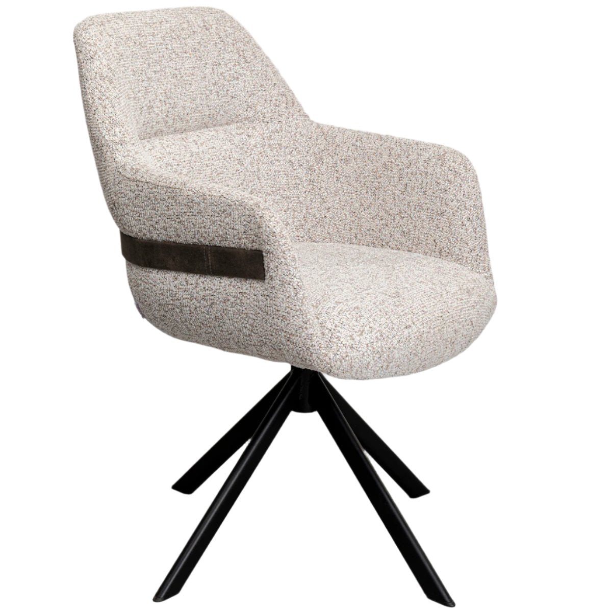 Olivia White Swivel Chair