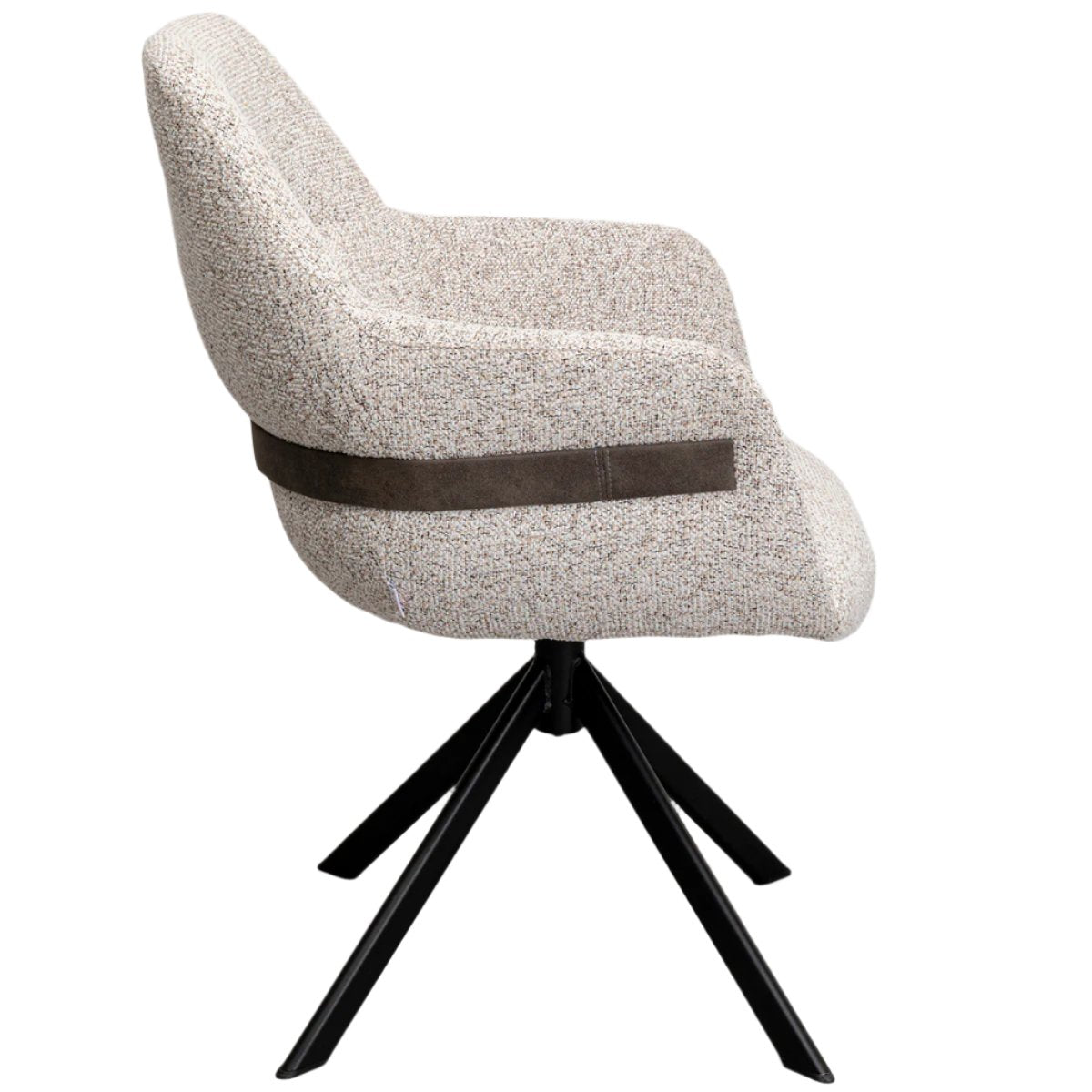 Olivia White Swivel Chair