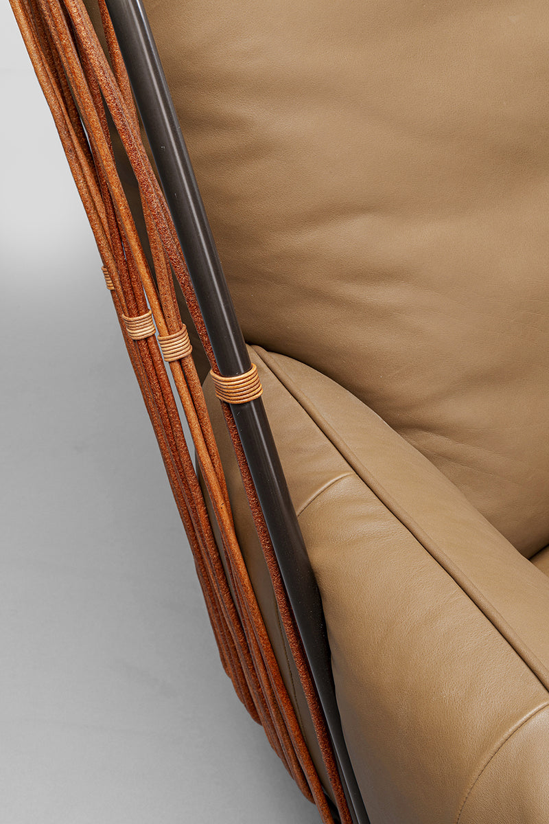 Paradiso Brown Swivel Armchair