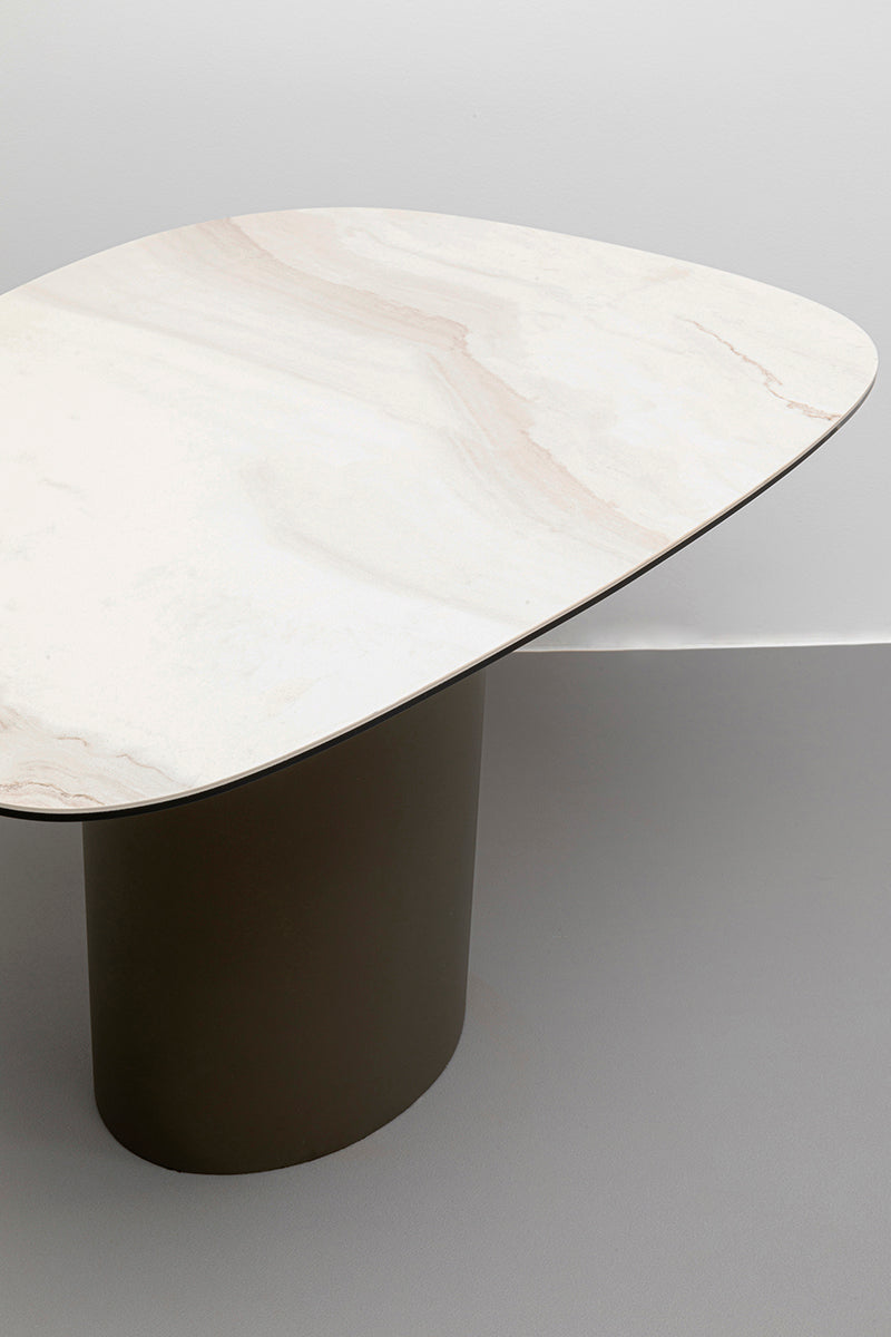 Paso Beige Side Table