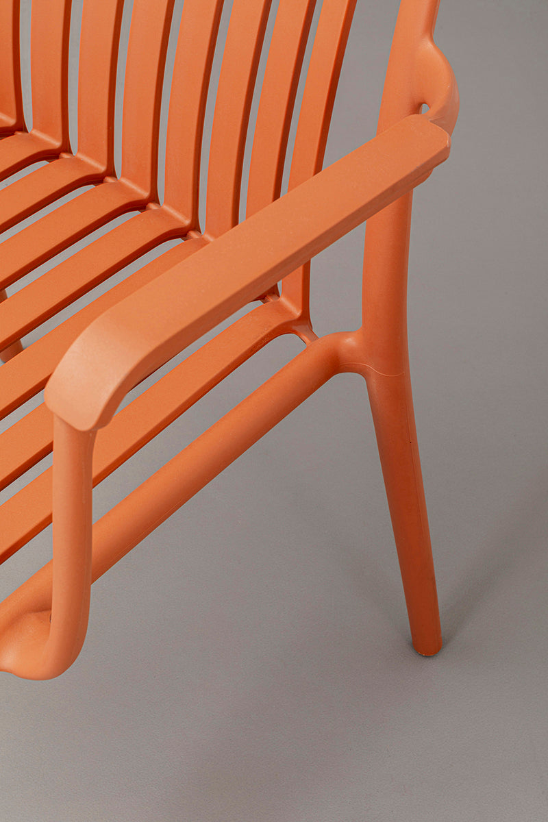 Porto Santo Terracotta Chair with Armrest