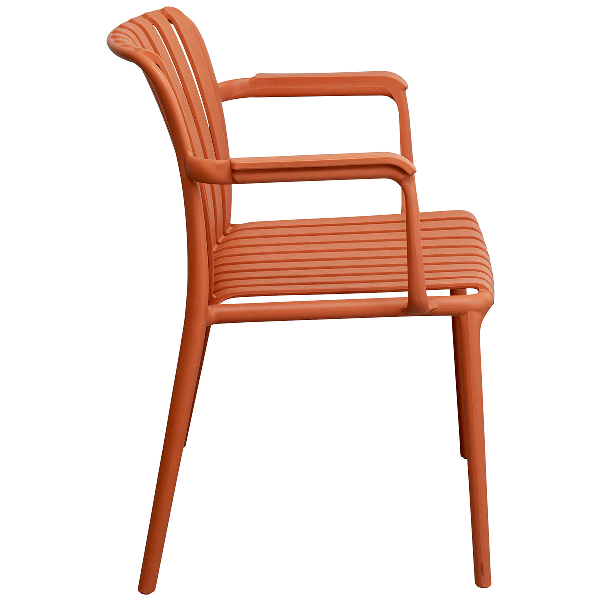 Porto Santo Terracotta Chair with Armrest