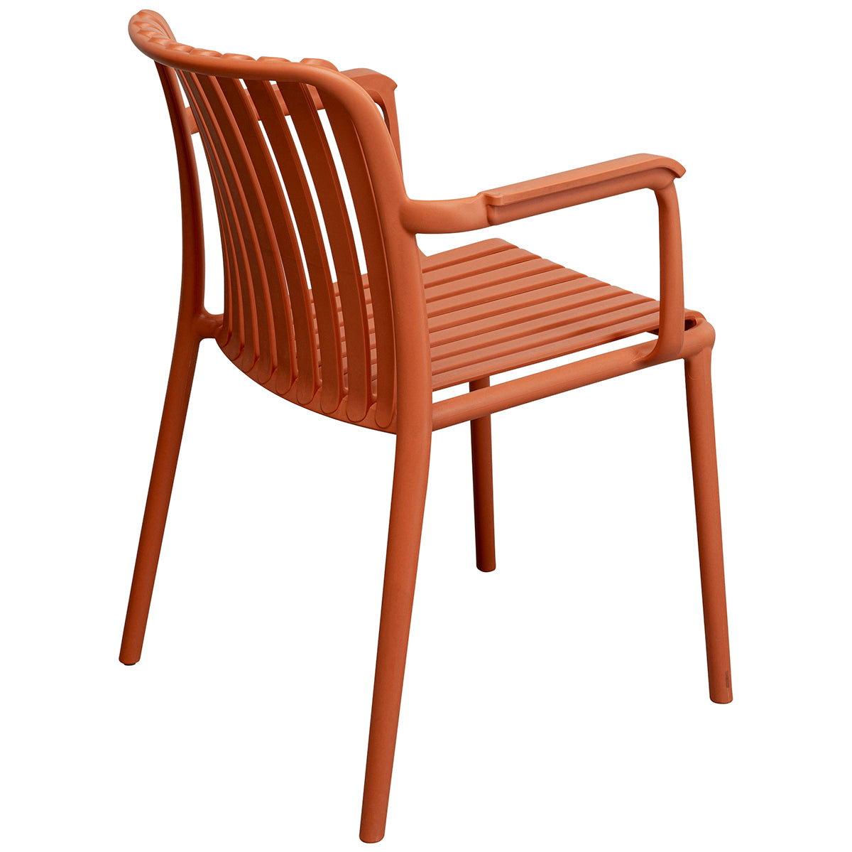 Porto Santo Terracotta Chair with Armrest
