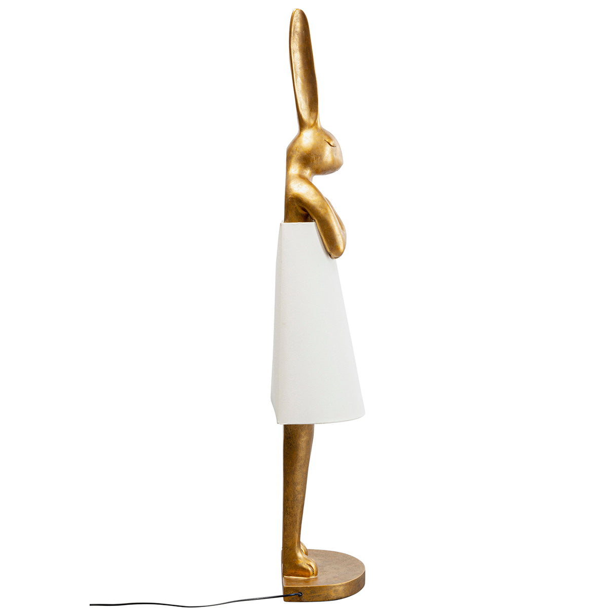 Rabbit Gold/White Animal Floor Lamp