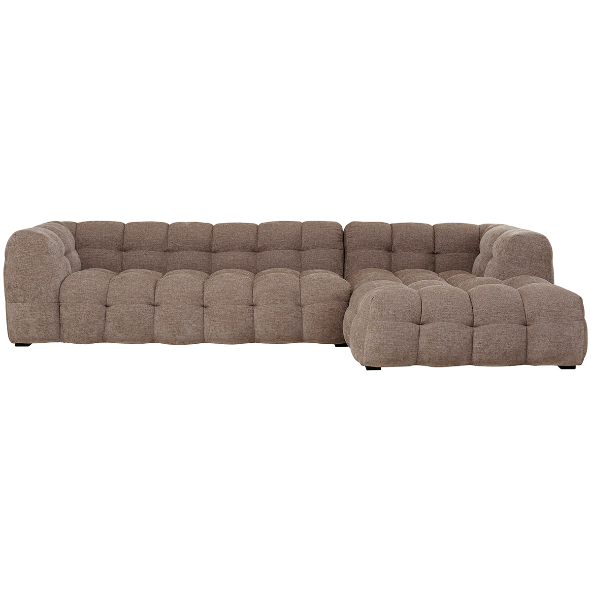 Salamanca Light Brown Chenille Corner Sofa
