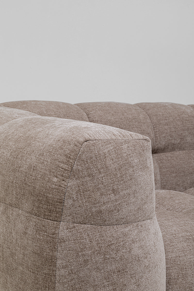 Salamanca Light Brown Chenille Corner Sofa