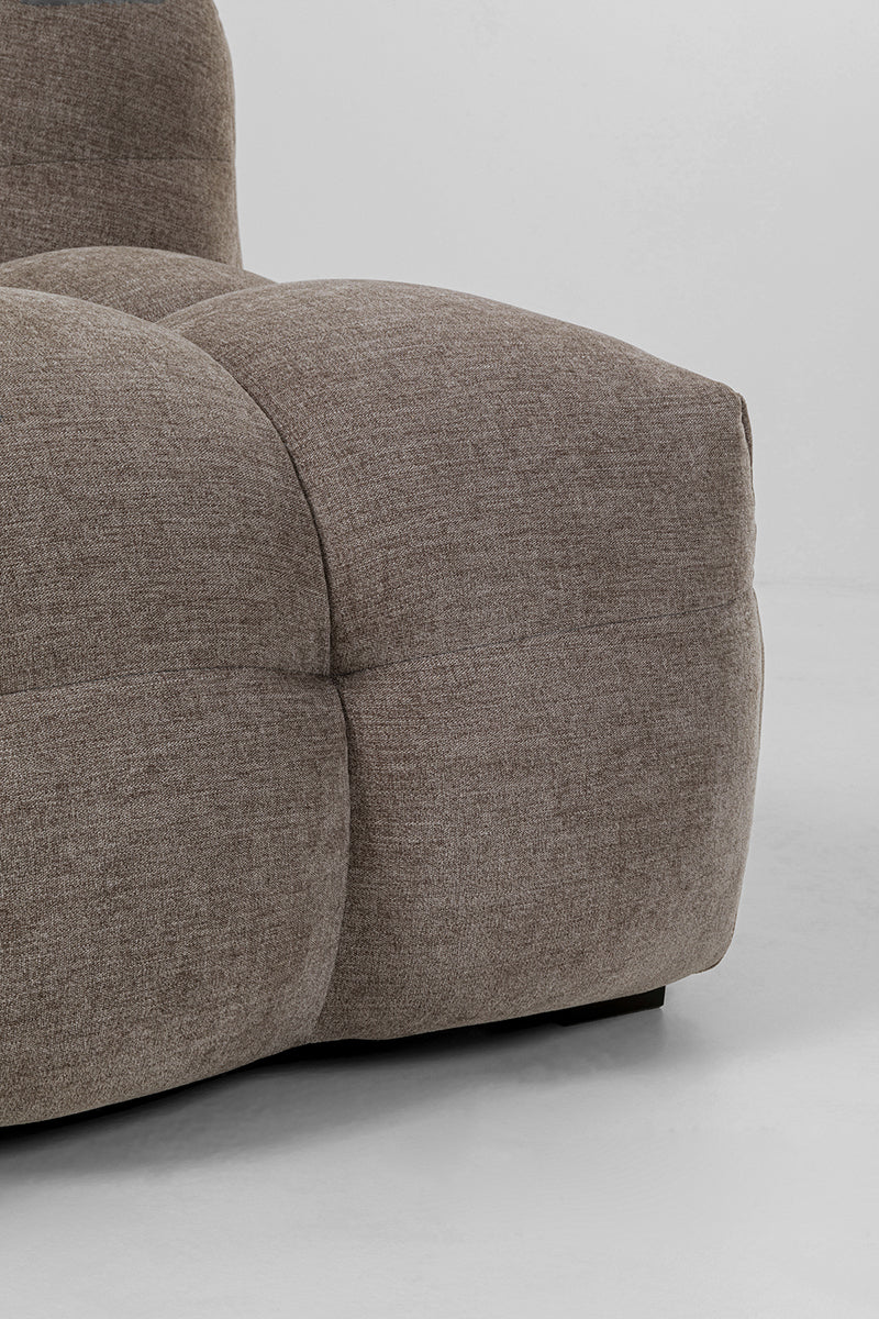 Salamanca Light Brown Chenille Corner Sofa