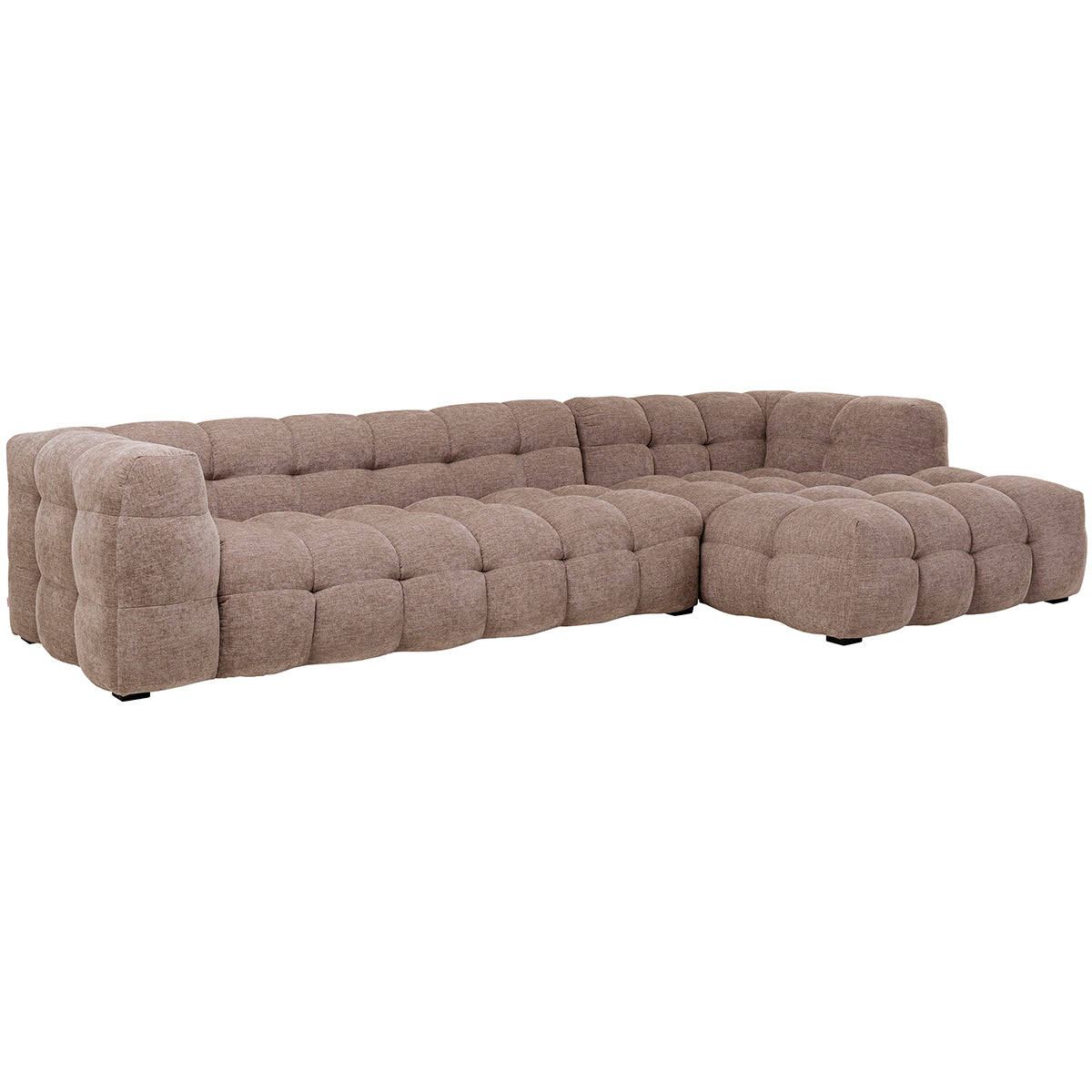 Salamanca Light Brown Chenille Corner Sofa