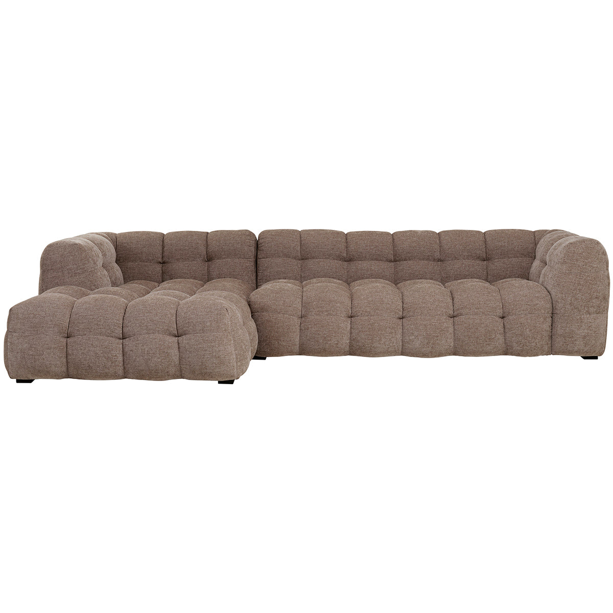 Salamanca Light Brown Chenille Corner Sofa