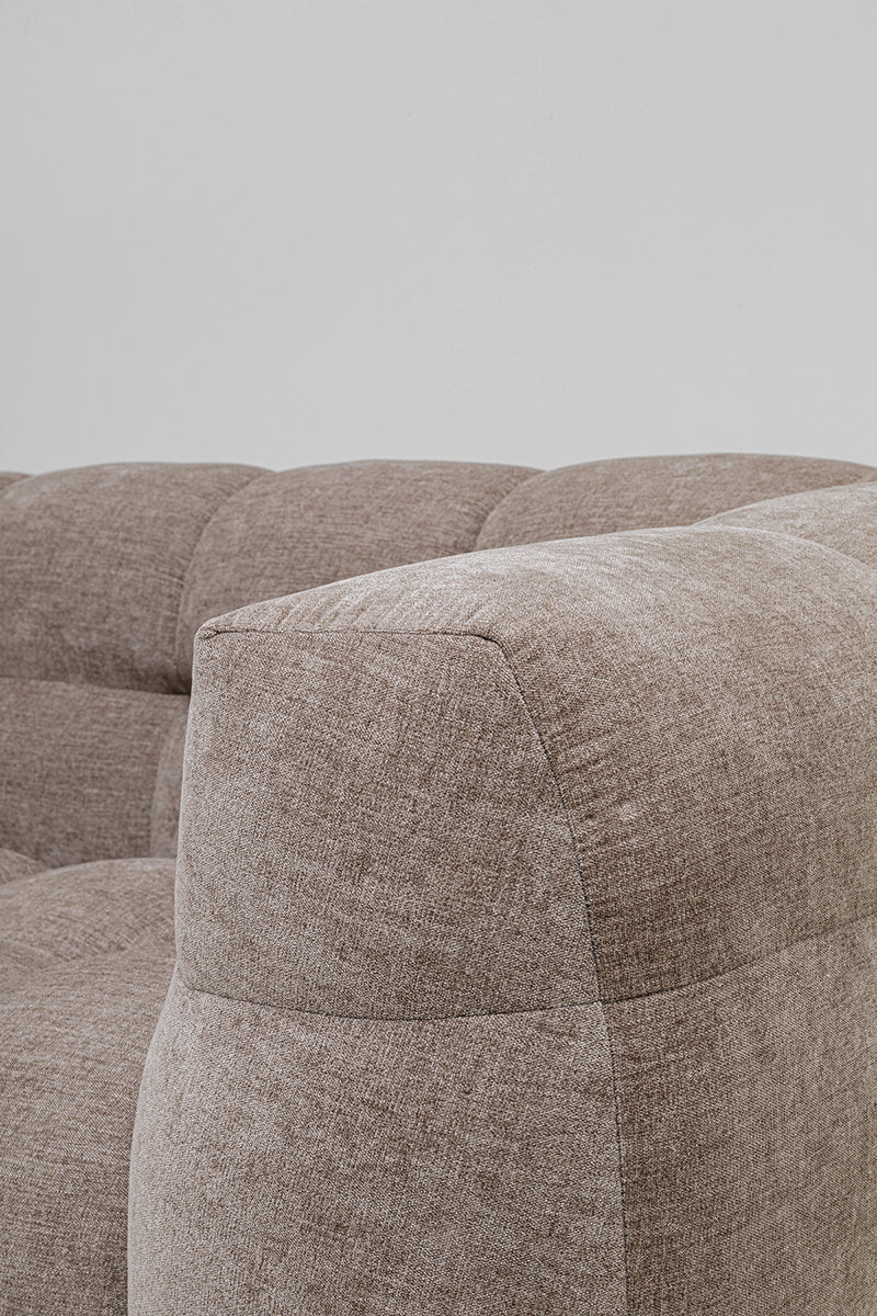 Salamanca Light Brown Chenille Corner Sofa