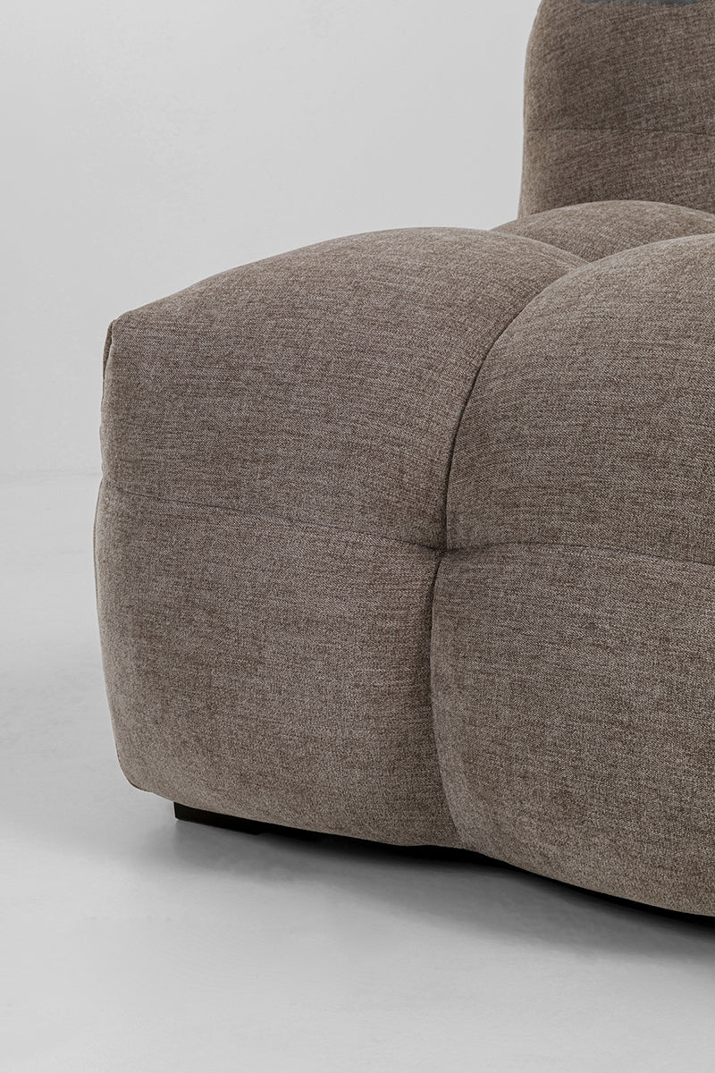 Salamanca Light Brown Chenille Corner Sofa
