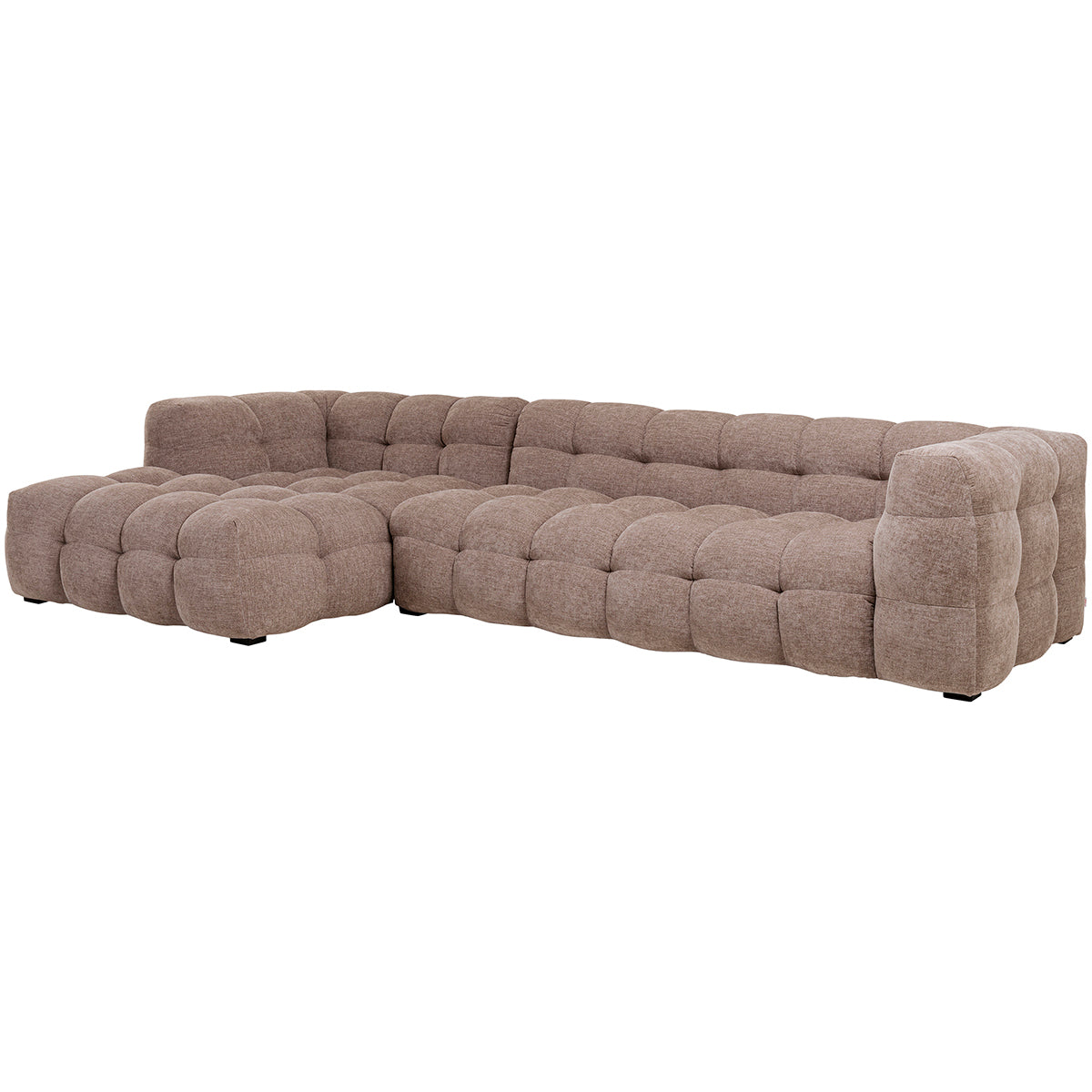 Salamanca Light Brown Chenille Corner Sofa
