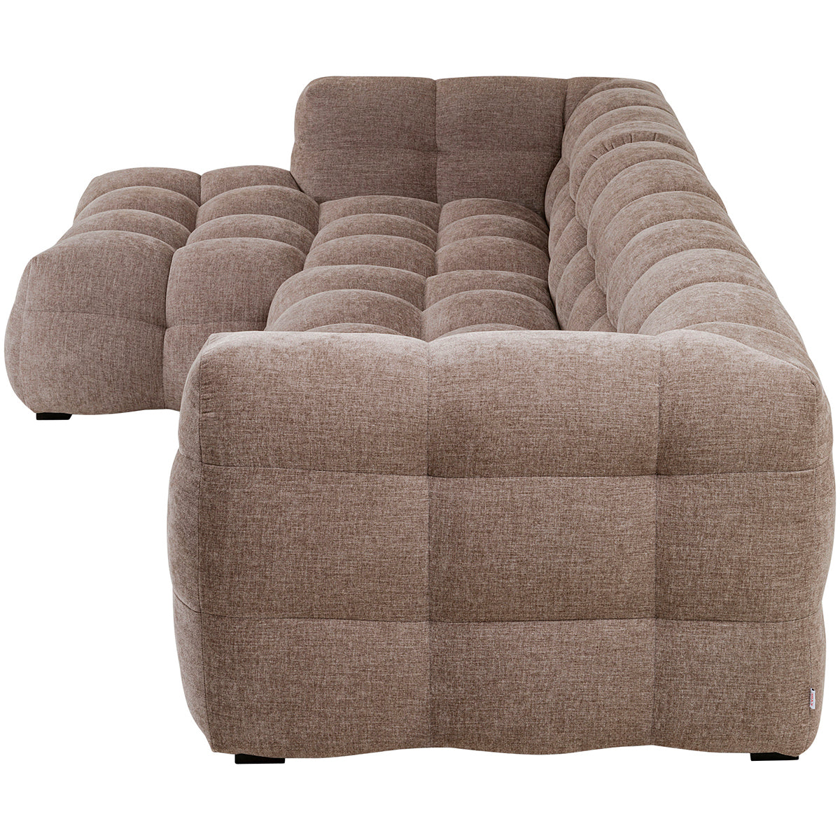 Salamanca Light Brown Chenille Corner Sofa