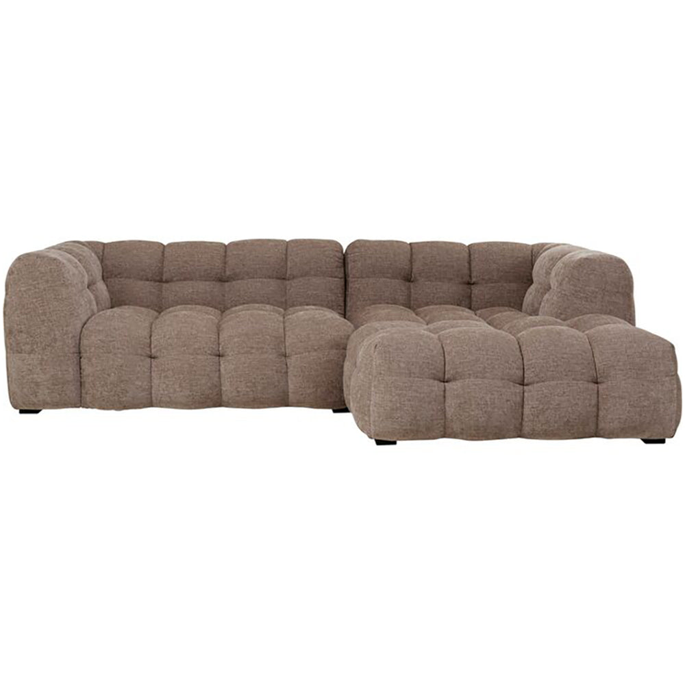 Salamanca Light Brown Chenille Corner Sofa