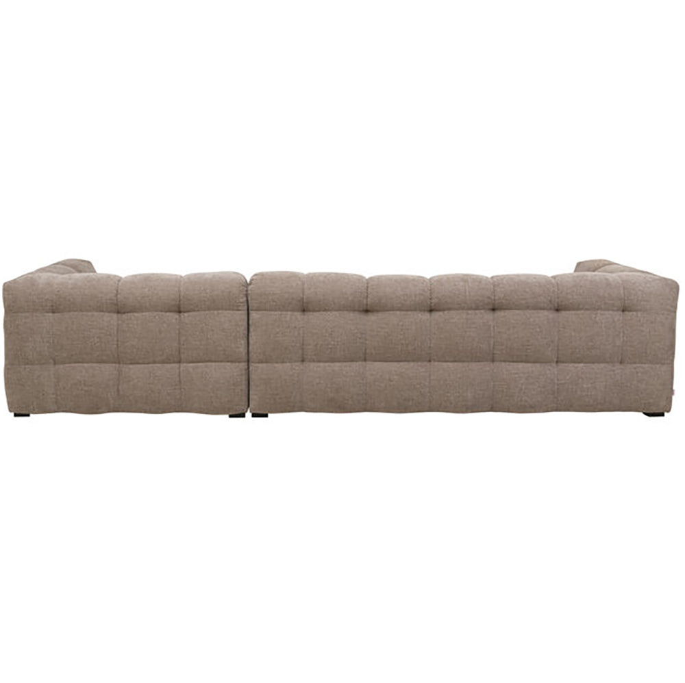 Salamanca Light Brown Chenille Corner Sofa