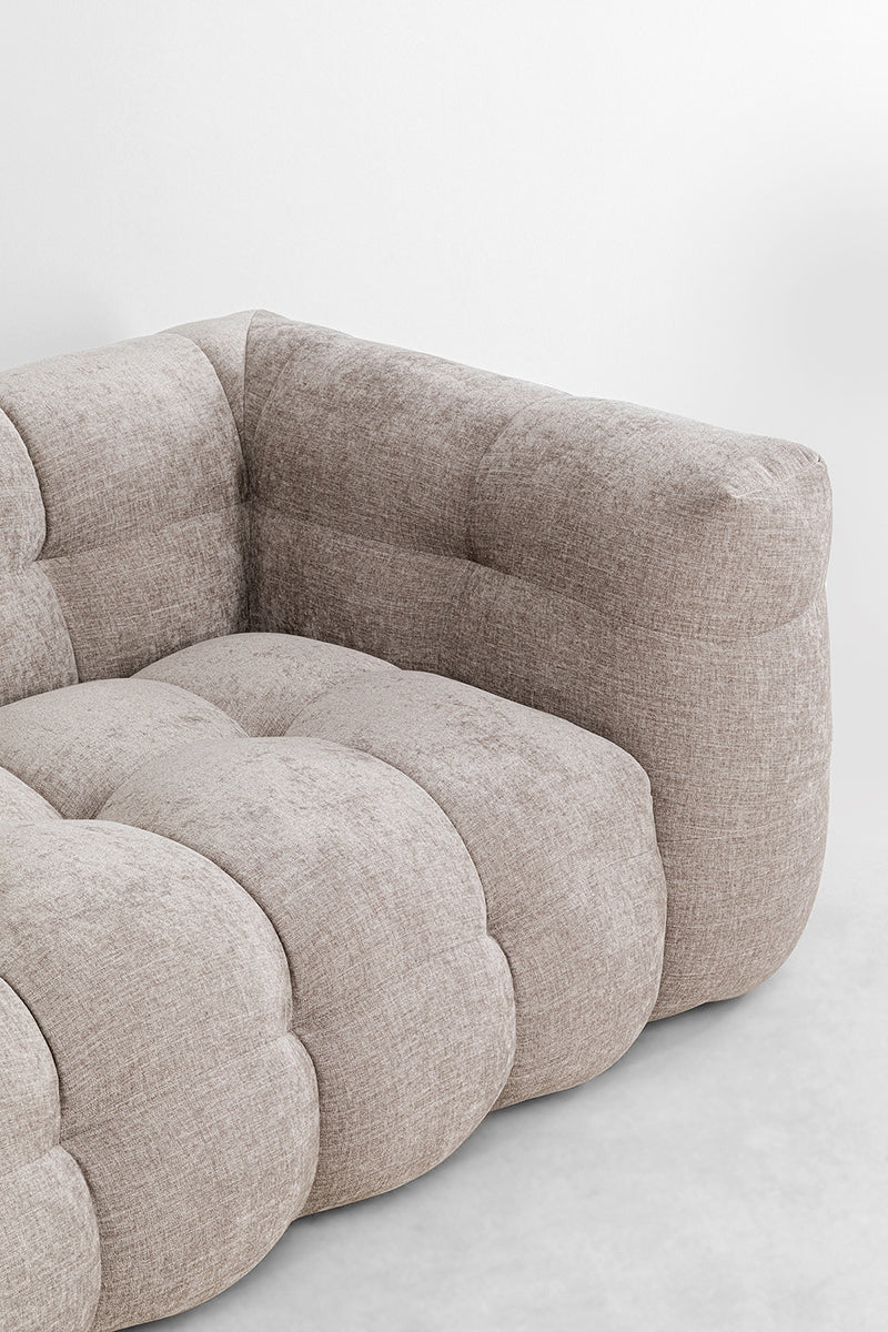 Salamanca Light Brown Chenille Sofa