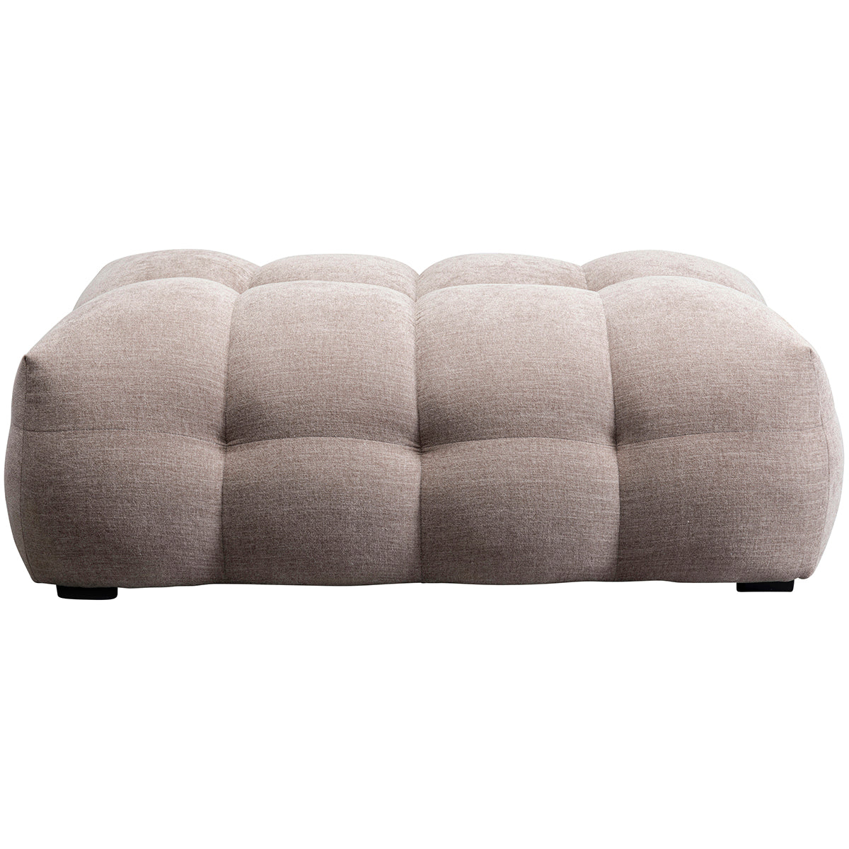 Salamanca Light Brown Chenille Pouf