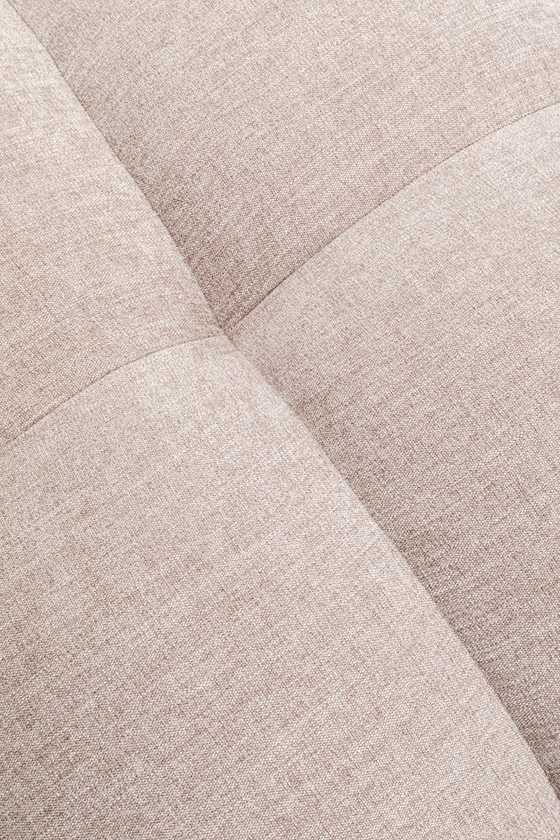 Salamanca Light Brown Chenille Pouf