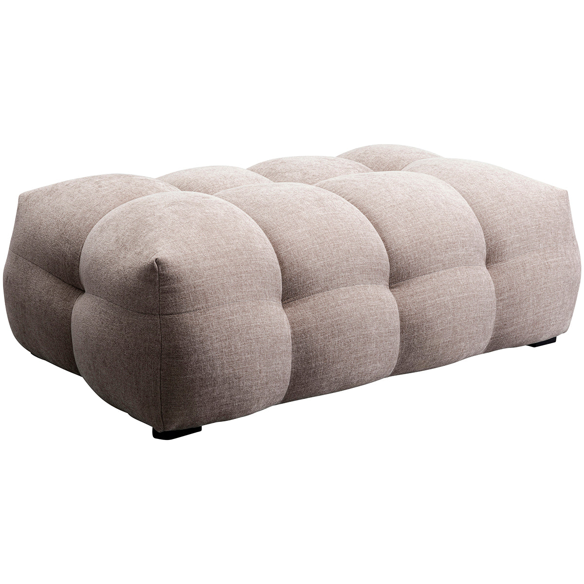 Salamanca Light Brown Chenille Pouf