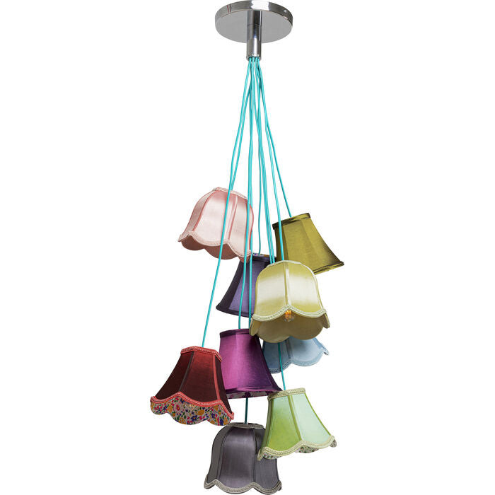 Saloon Flowers Multicolour Pendant Lamp