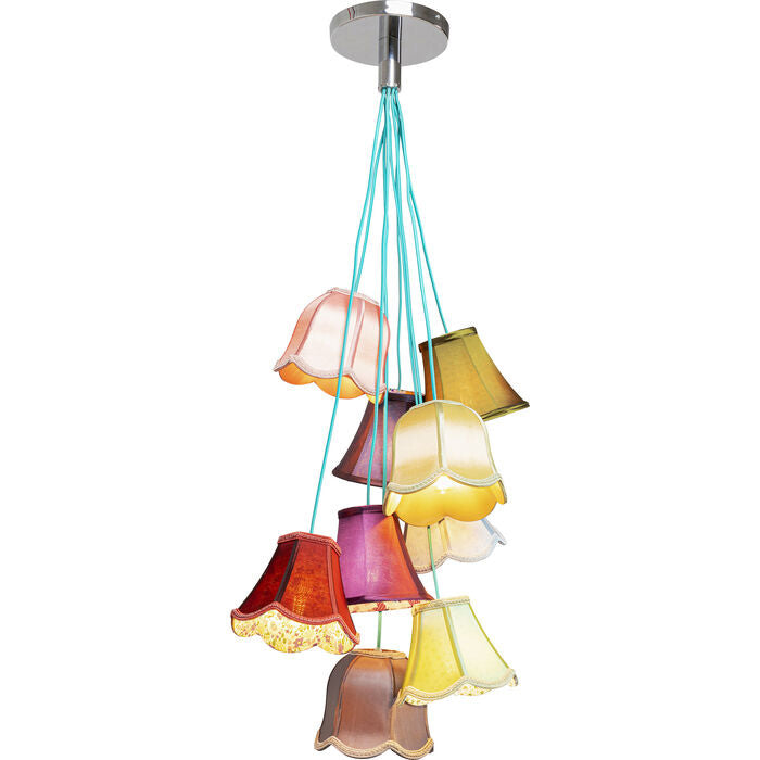 Saloon Flowers Multicolour Pendant Lamp